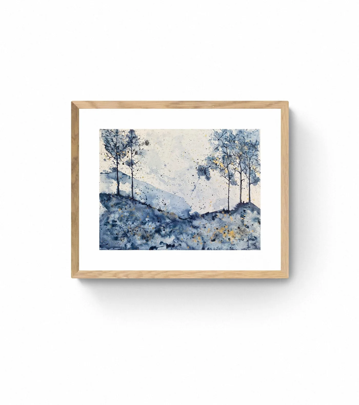 Golden Twilight Forest Landscape