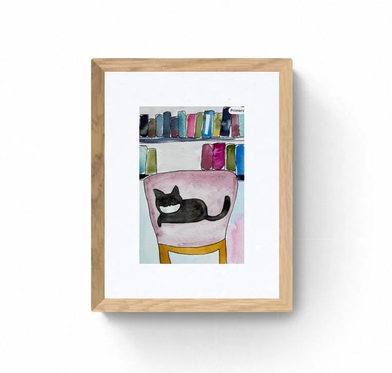 Watercolor Cat