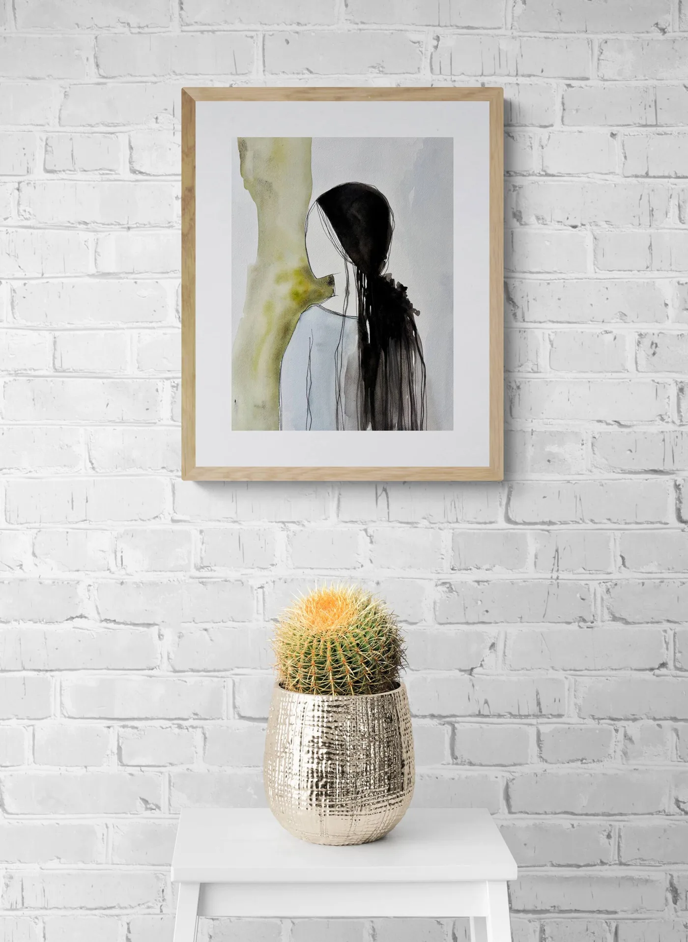 Woman Profile Black Silhouette