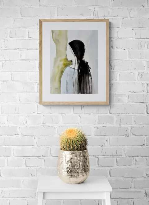 Woman Profile Black Silhouette