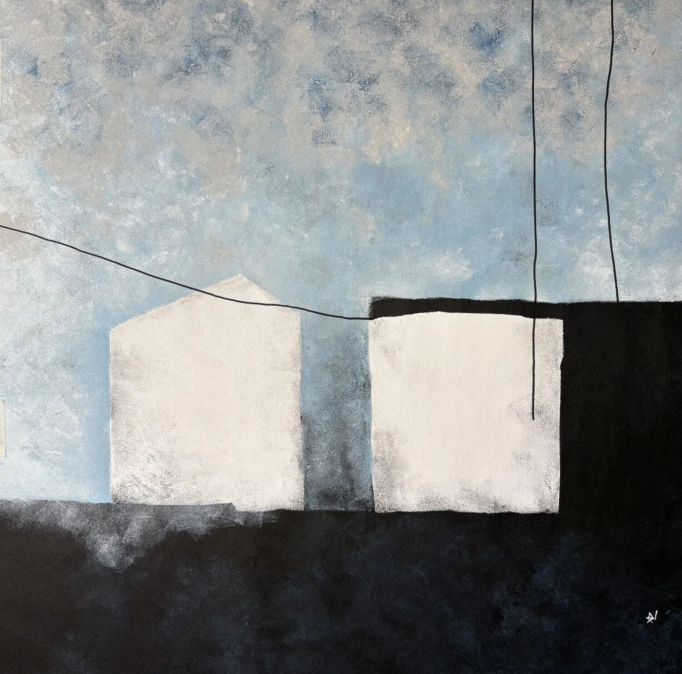 Between Sky and Form Blue