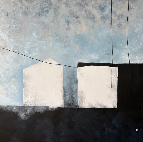 Between Sky and Form Blue