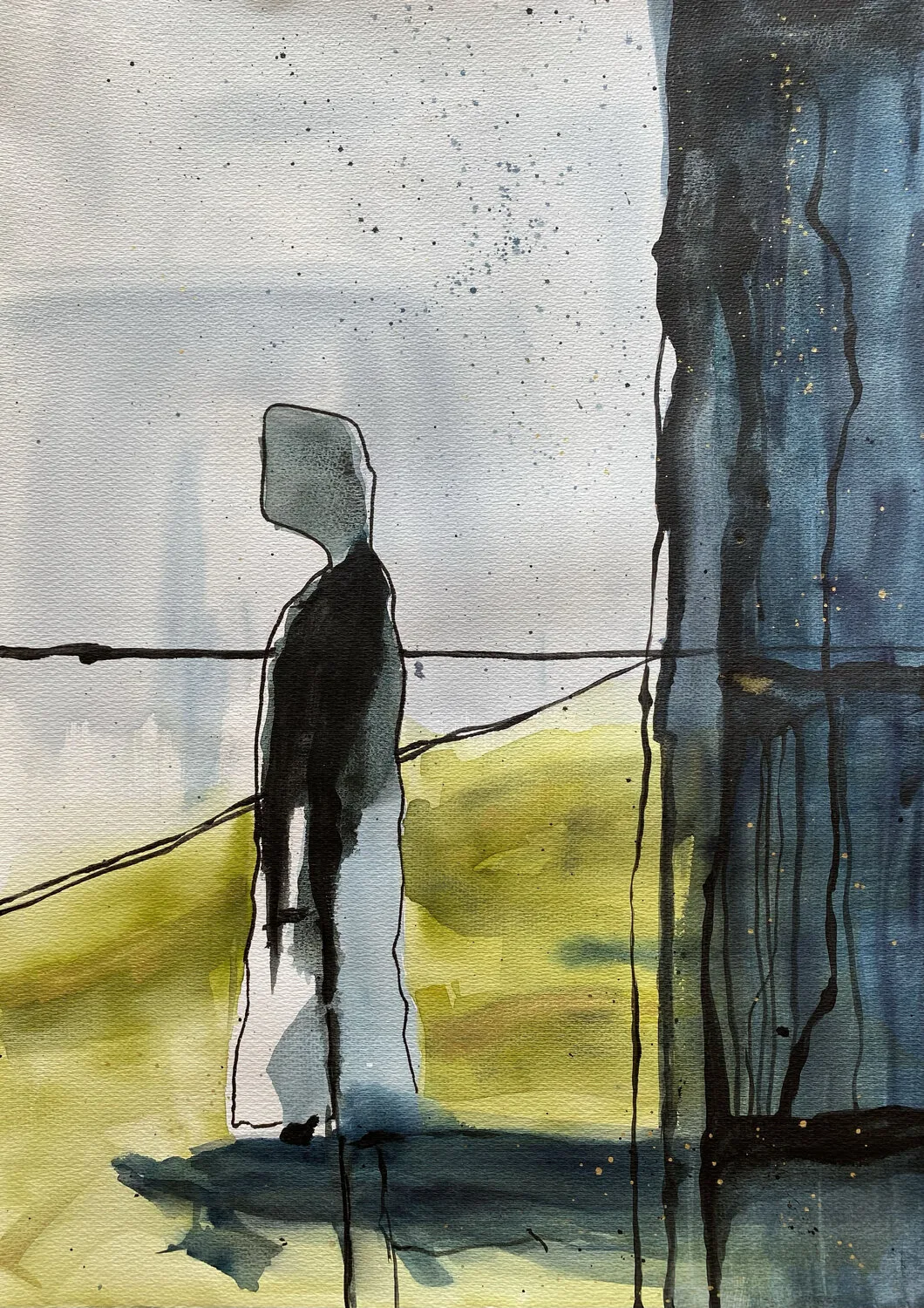 Reflections on the Self Green and Blue