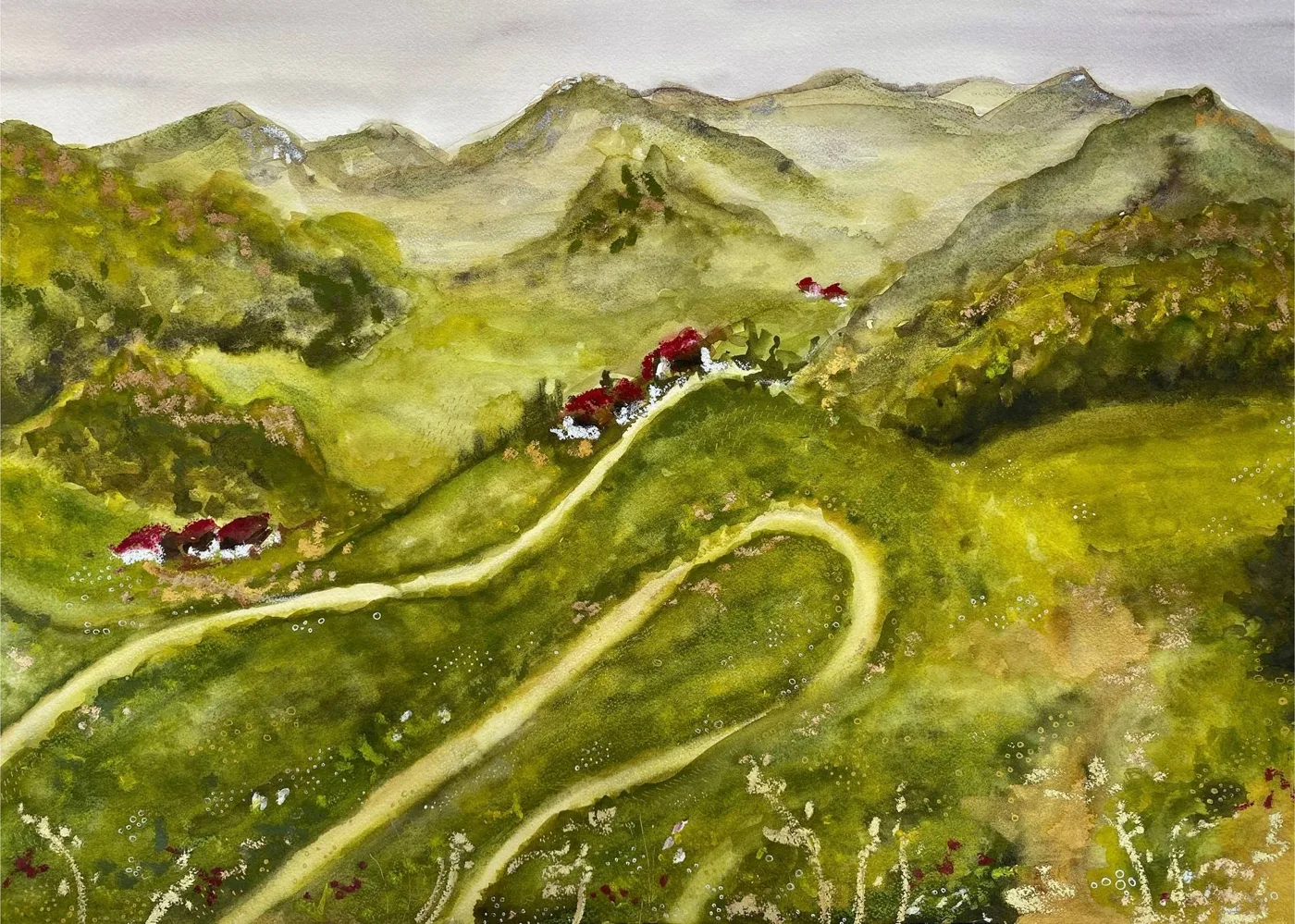 Green mountains